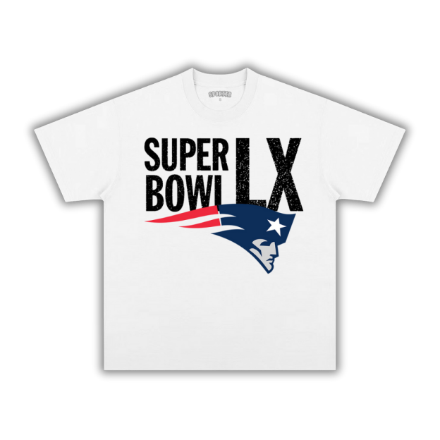 2026 SUPER BOWL LX & NEW ENGLAND PATRIOTS TEE