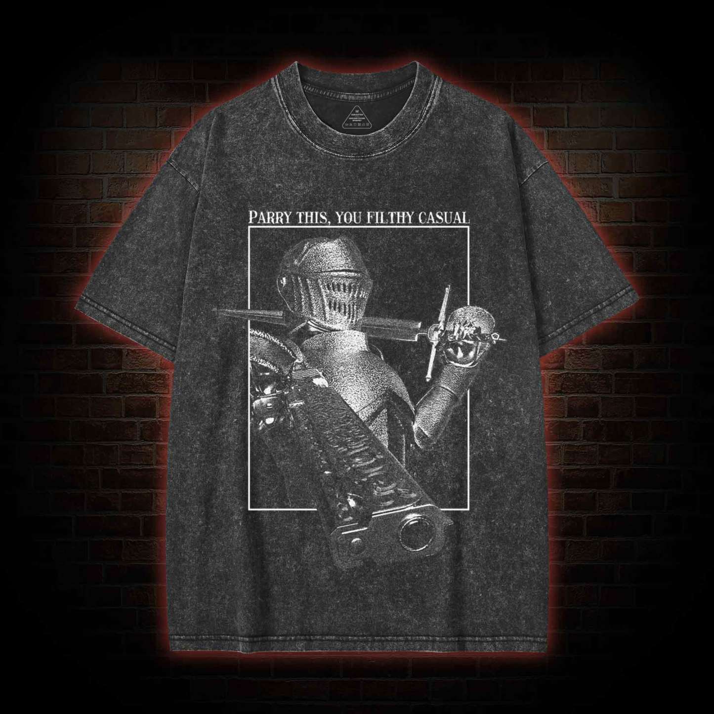 Parry This You Filthy Casual Washed T-shirt-LASPORTN