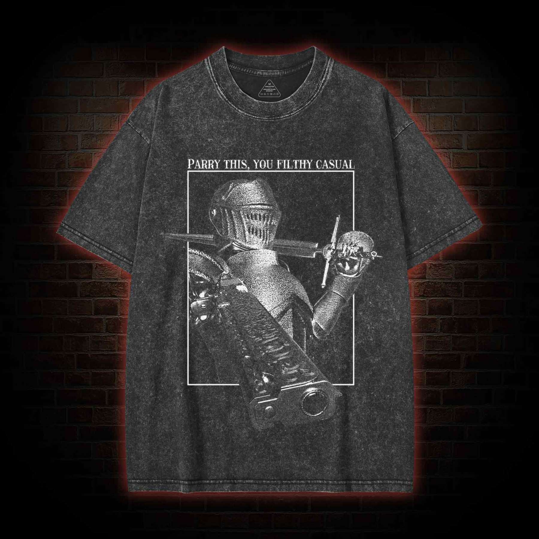 Parry This You Filthy Casual Washed T-shirt-LASPORTN