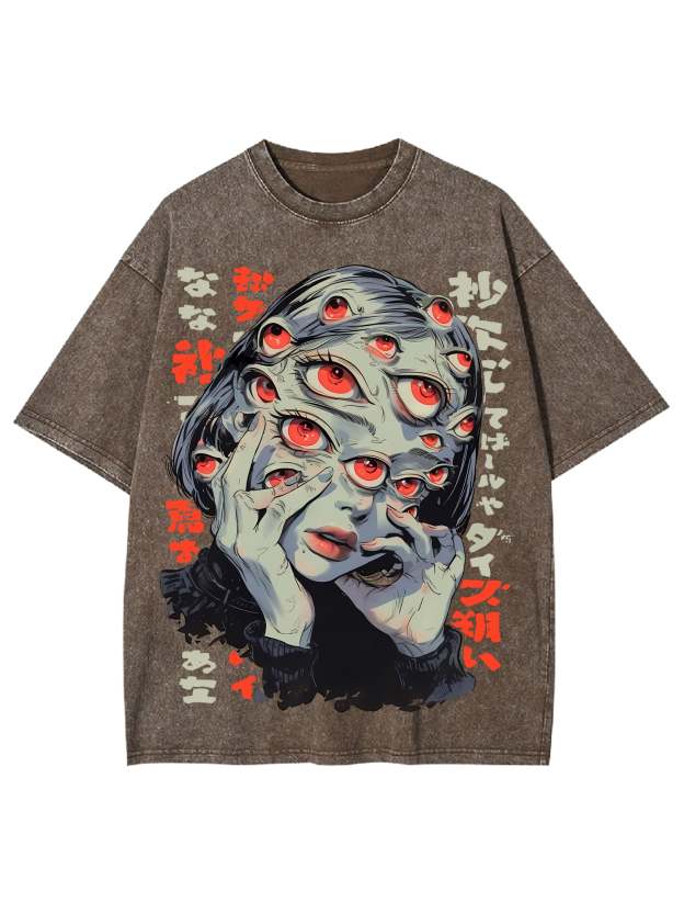 Thousand Eyes Gaze Washed Tshirt