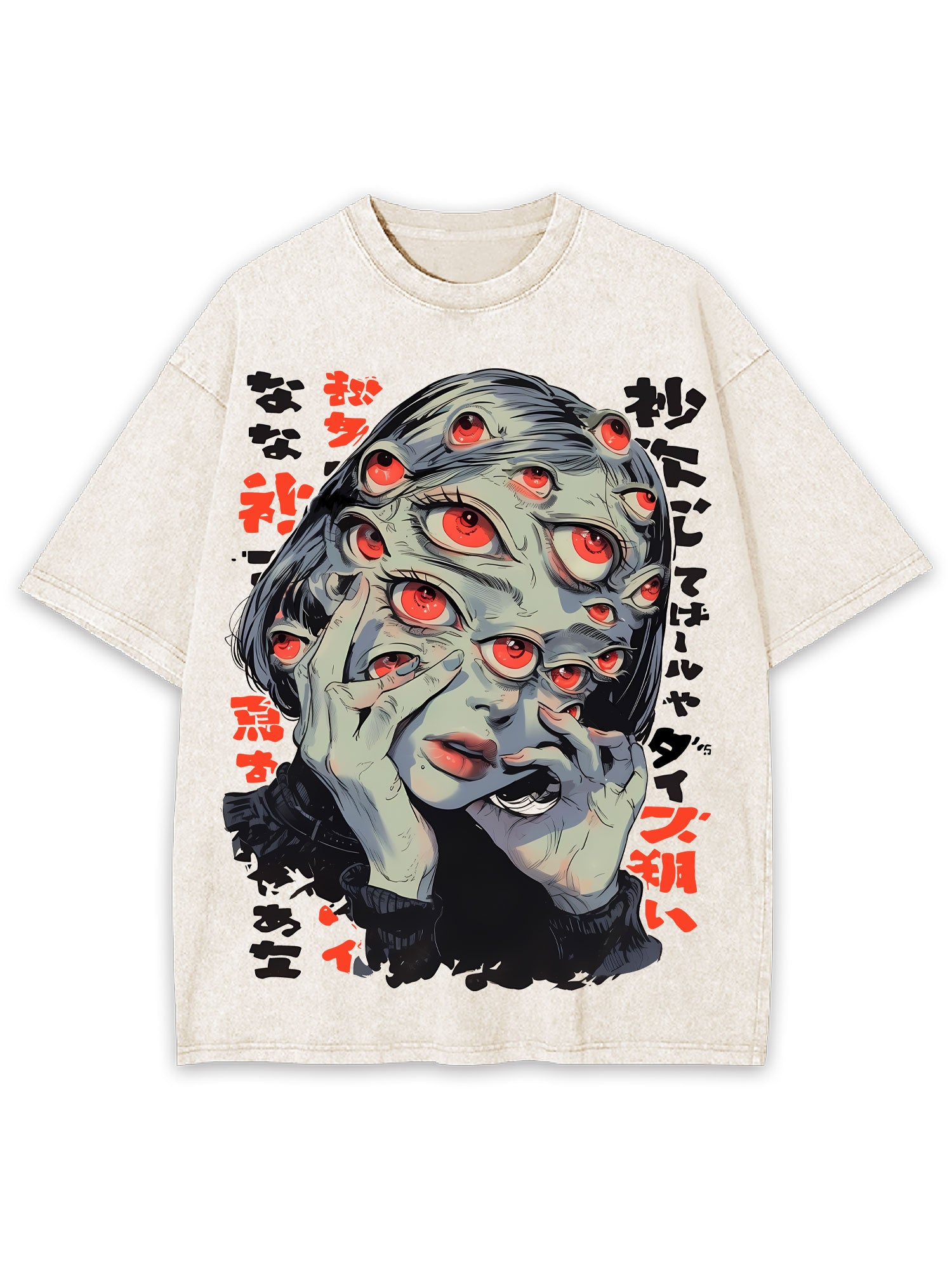 Thousand Eyes Gaze Washed Tshirt