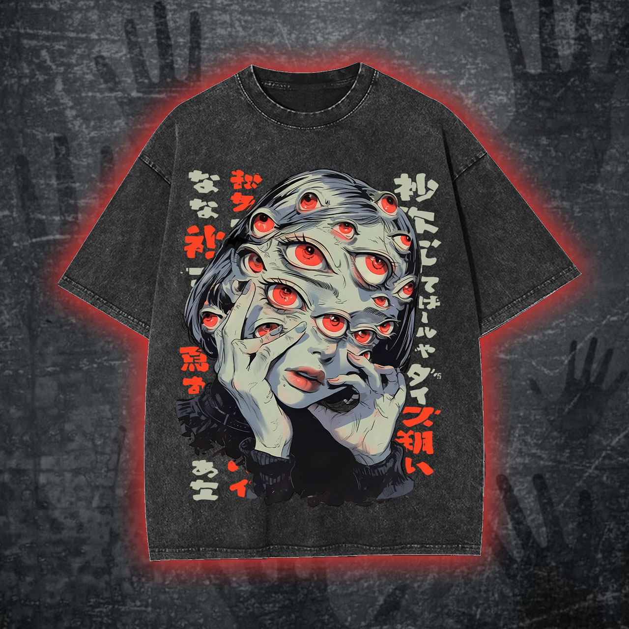 Thousand Eyes Gaze Washed Tshirt