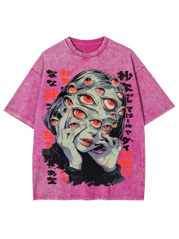 Thousand Eyes Gaze Washed Tshirt