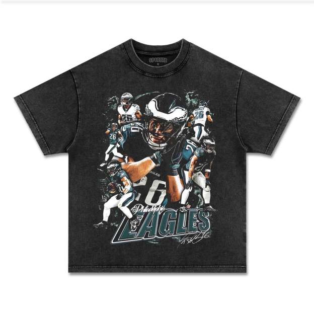 SAQUON BARKLEY - PHILADELPHIA EAGLES TEE-LASPORTN