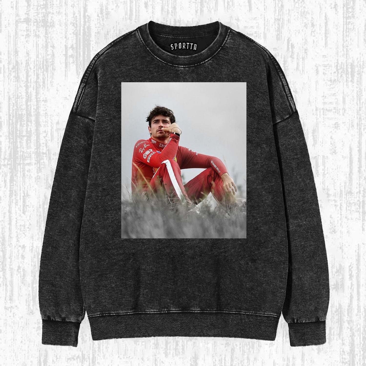 CHARLES LECLERC V4 TEE-LASPORTN