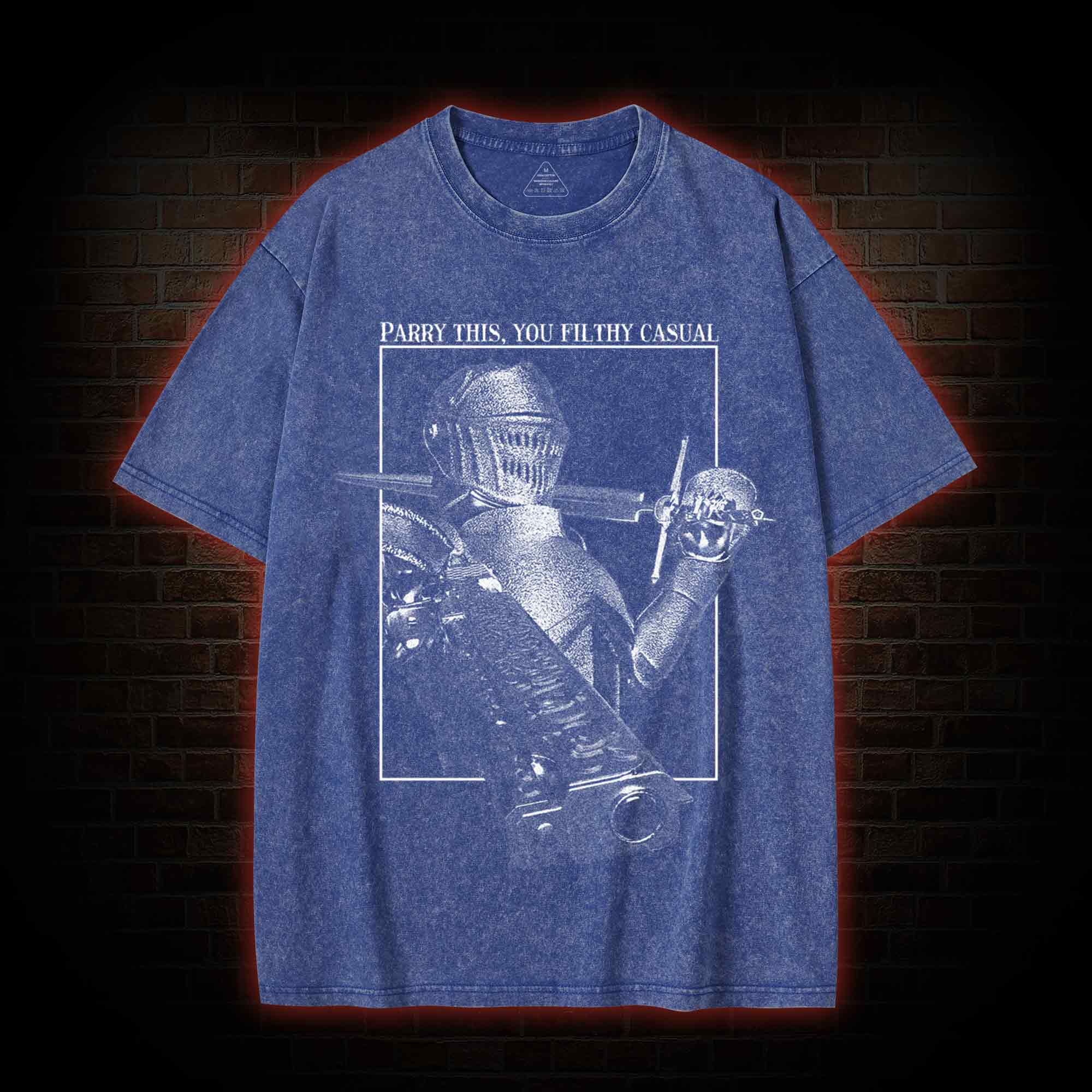 Parry This You Filthy Casual Washed T-shirt-LASPORTN