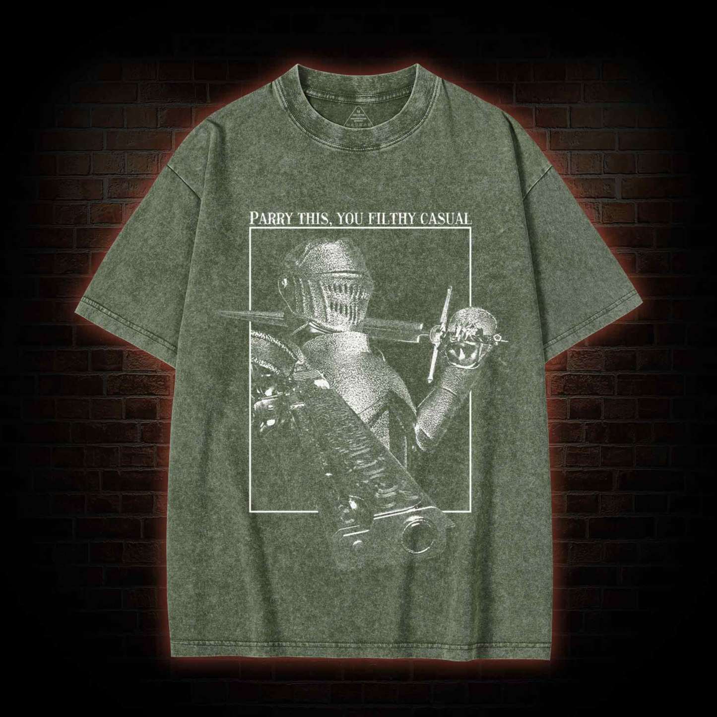 Parry This You Filthy Casual Washed T-shirt-LASPORTN