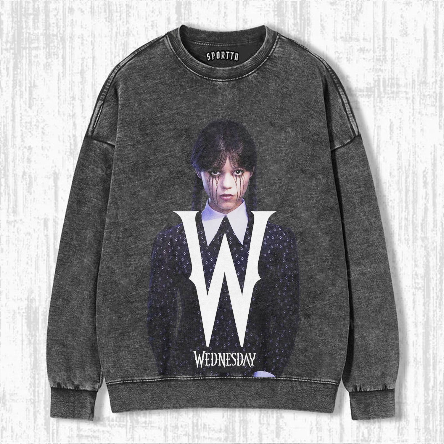 "WEDNESDAY S2 ADDAMS" THEMED V1 T-SHIRT-LASPORTN