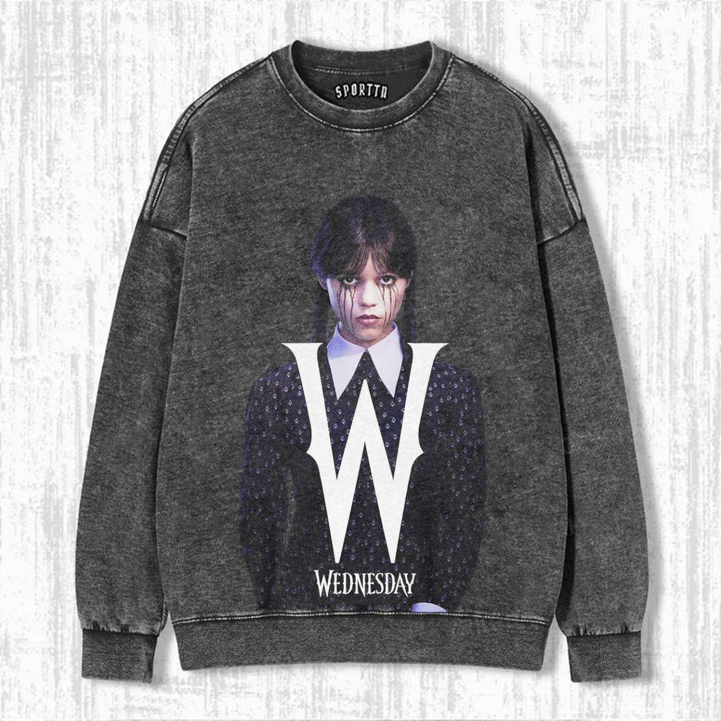 "WEDNESDAY S2 ADDAMS" THEMED V1 T-SHIRT-LASPORTN