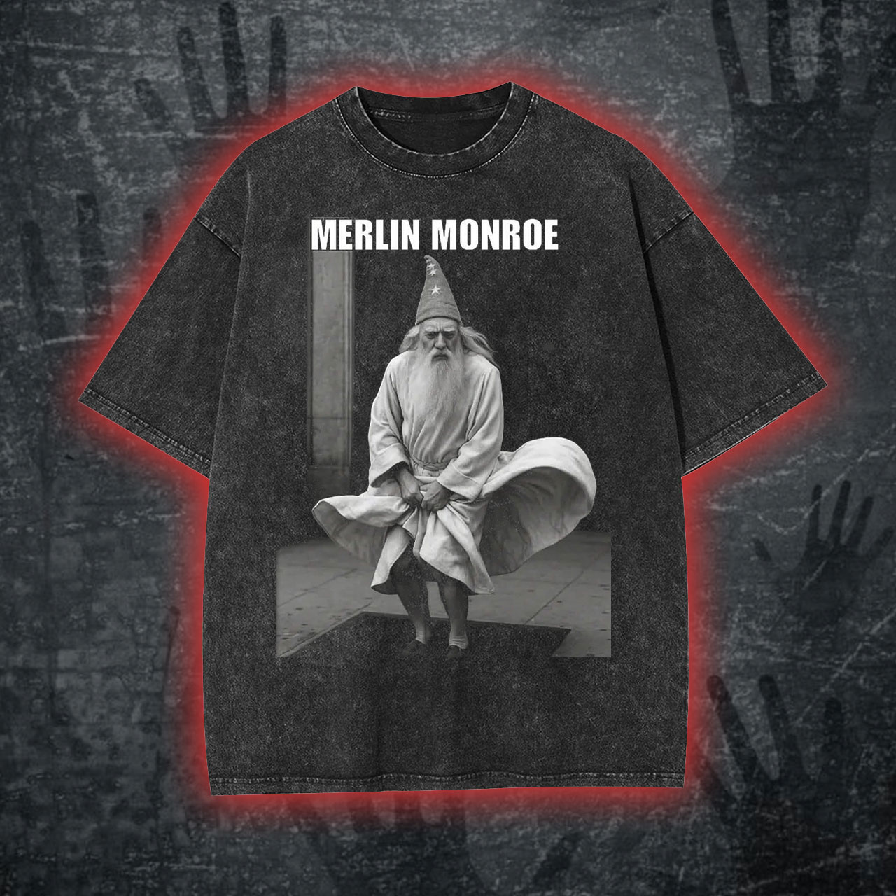 Gandalf The Seven Year Itch Marilyn Washed T-shirt/Sweatshirt/Hoodie