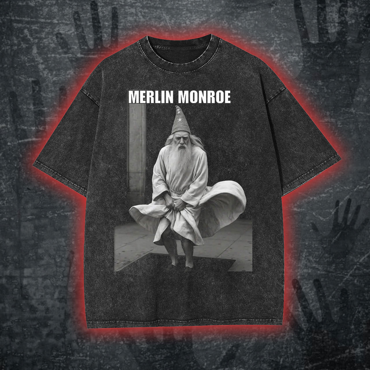 Gandalf The Seven Year Itch Marilyn Washed T-shirt/Sweatshirt/Hoodie