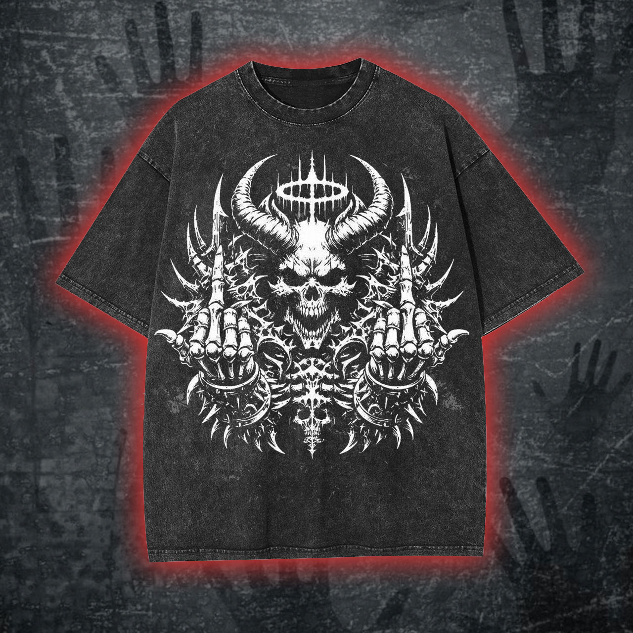 Vintage Skull Print T-Shirt/Sweatshirt/Hoodie-LASPORTN