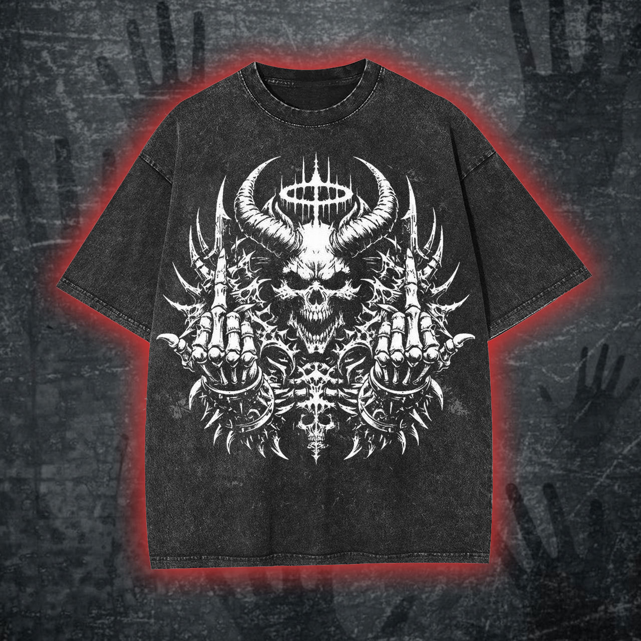 Vintage Skull Print T-Shirt/Sweatshirt/Hoodie-LASPORTN