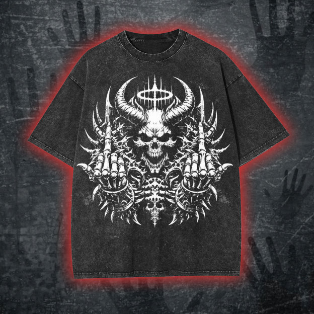 Vintage Skull Print T-Shirt/Sweatshirt/Hoodie-LASPORTN