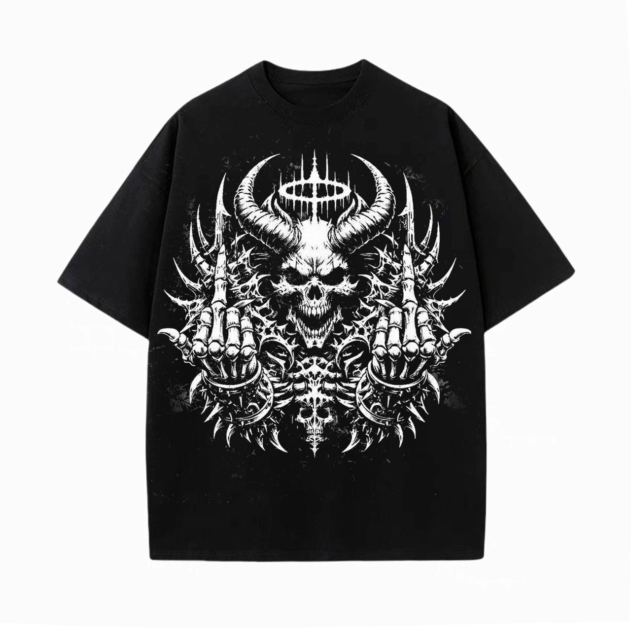 Vintage Skull Print T-Shirt/Sweatshirt/Hoodie-LASPORTN