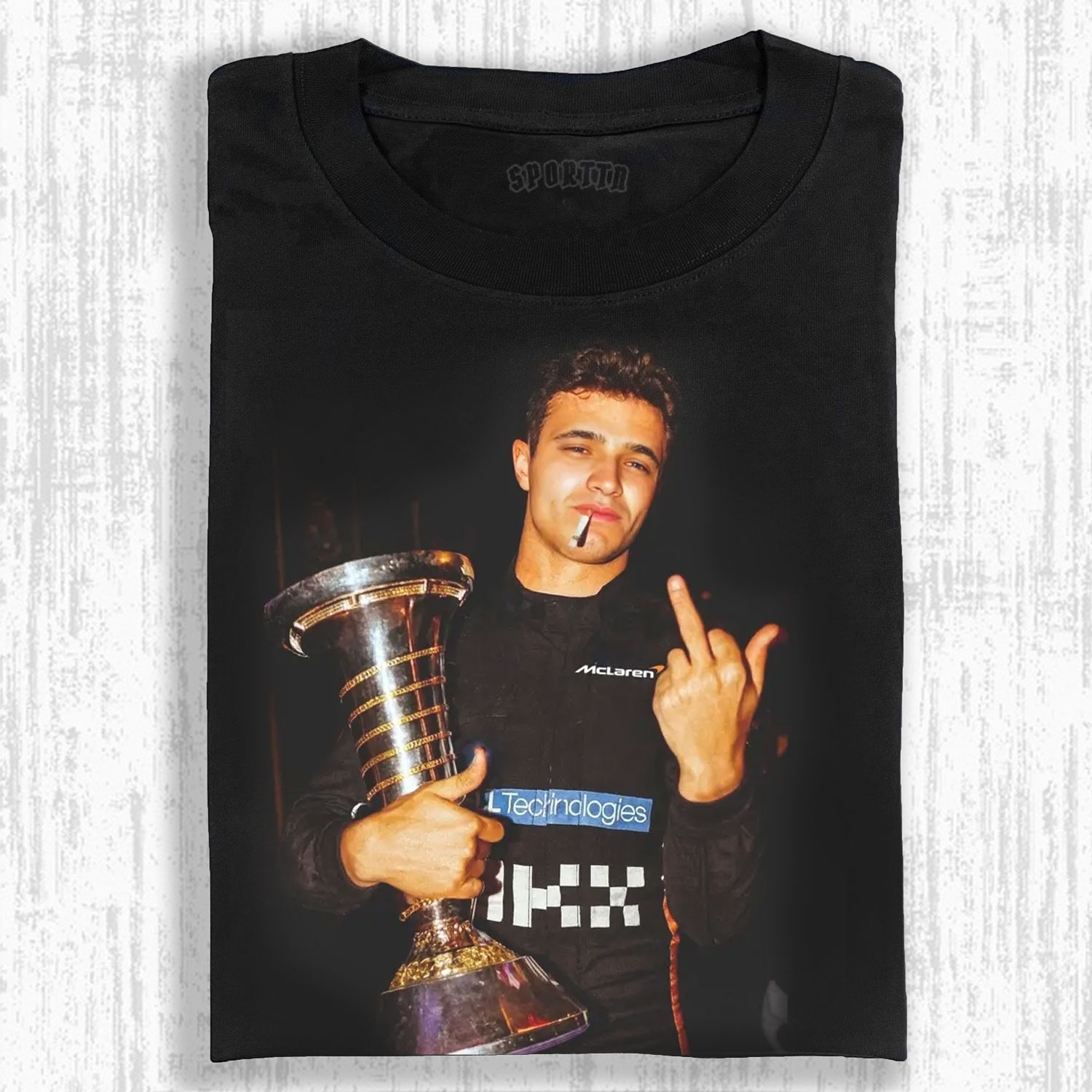 LANDO NORRIS F1 TEE/SWEATSHIRT/HOODIE-LASPORTN