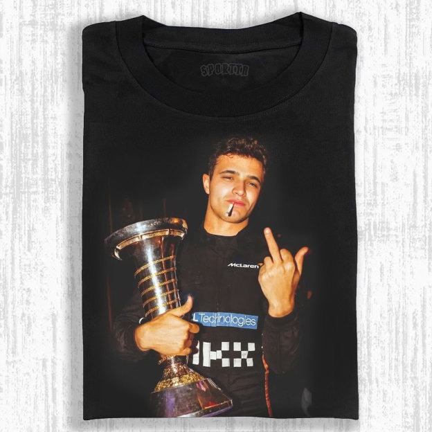 LANDO NORRIS F1 TEE/SWEATSHIRT/HOODIE-LASPORTN