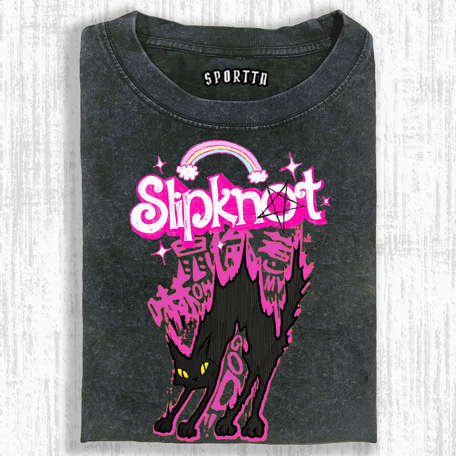 Slipknot Funny Cat T-shirt
