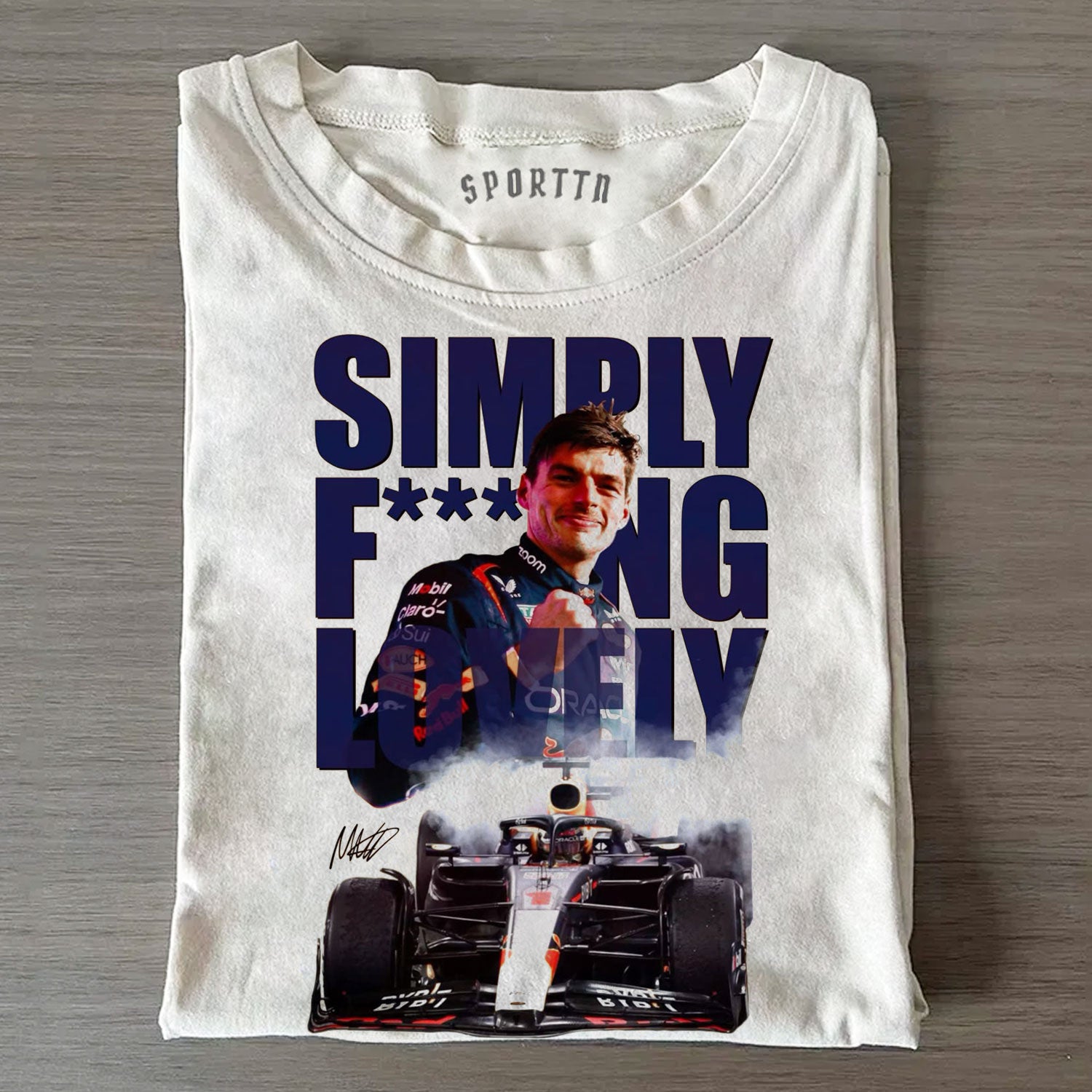 F1 MAX VERSTAPPEN TEE-LASPORTN