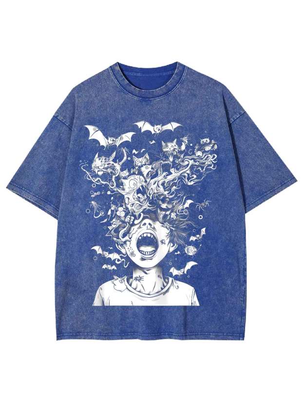 Chaotic Nightmare Washed Tshirt