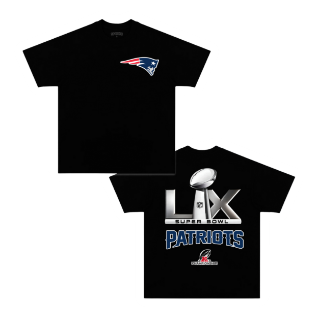 2026 SUPER BOWL LX & NEW ENGLAND PATRIOTS V2 TEE