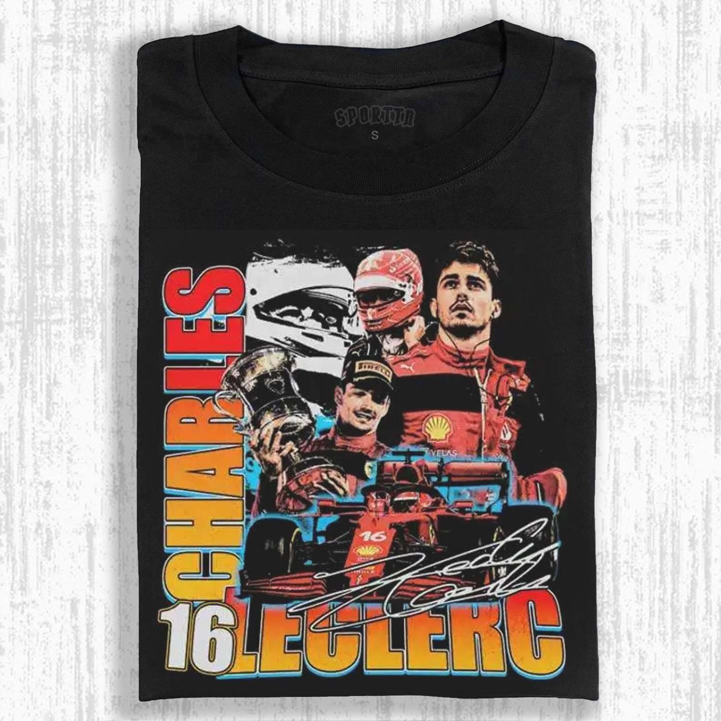 CHARLES LECLERC V3 TEE-LASPORTN