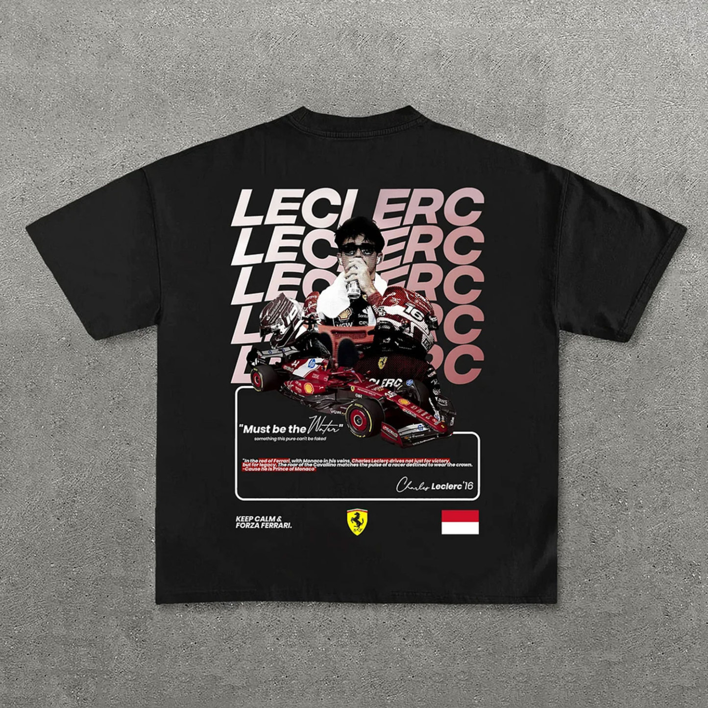 F1Charles Leclerc T-shirt/Hoodie-LASPORTN