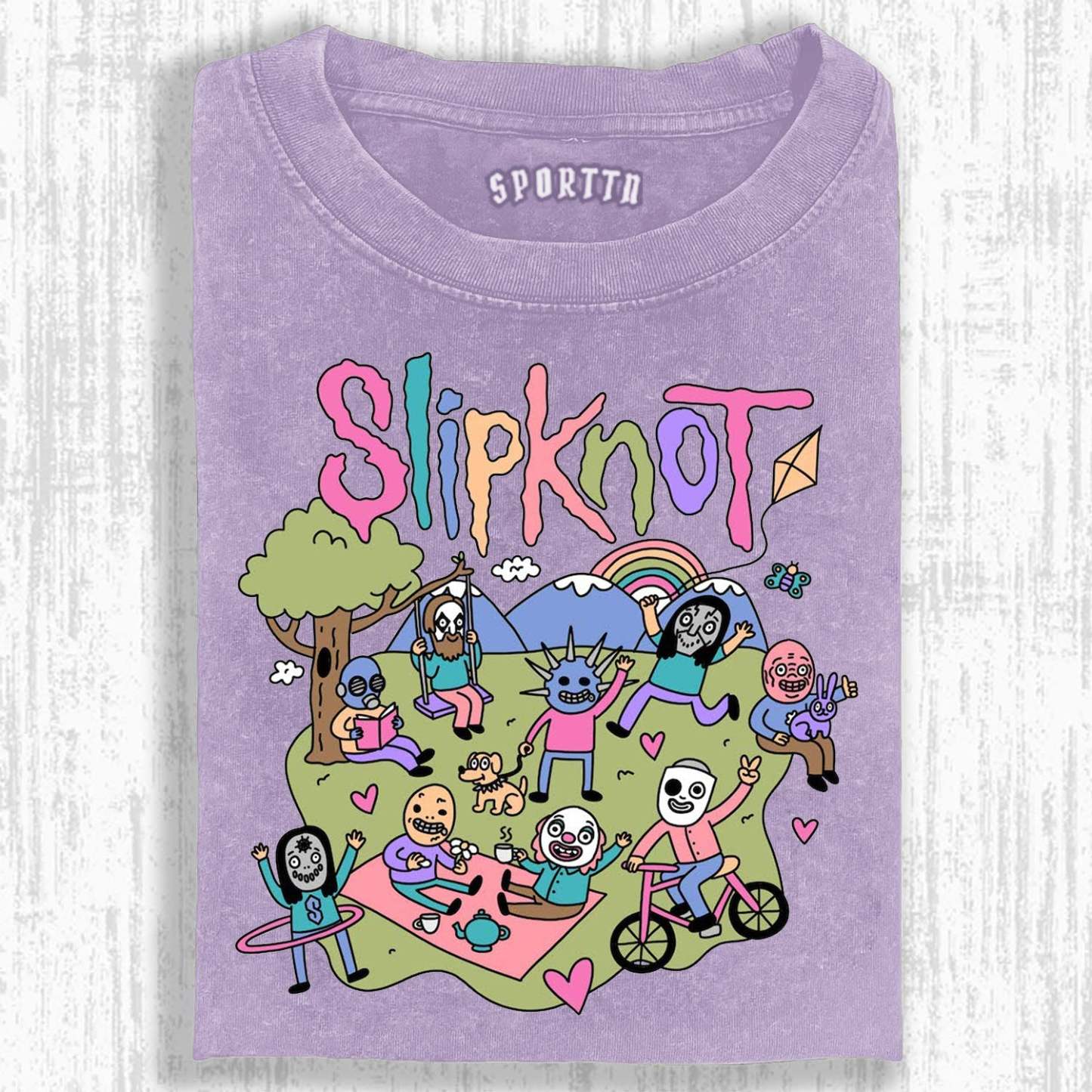 MUSIC SLIPKNOT VINTAGE WASHED TEE