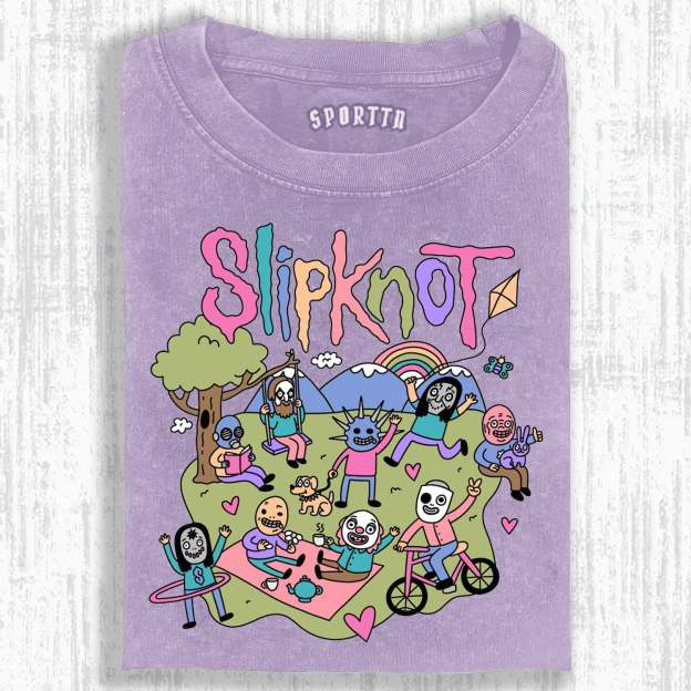 MUSIC SLIPKNOT VINTAGE WASHED TEE