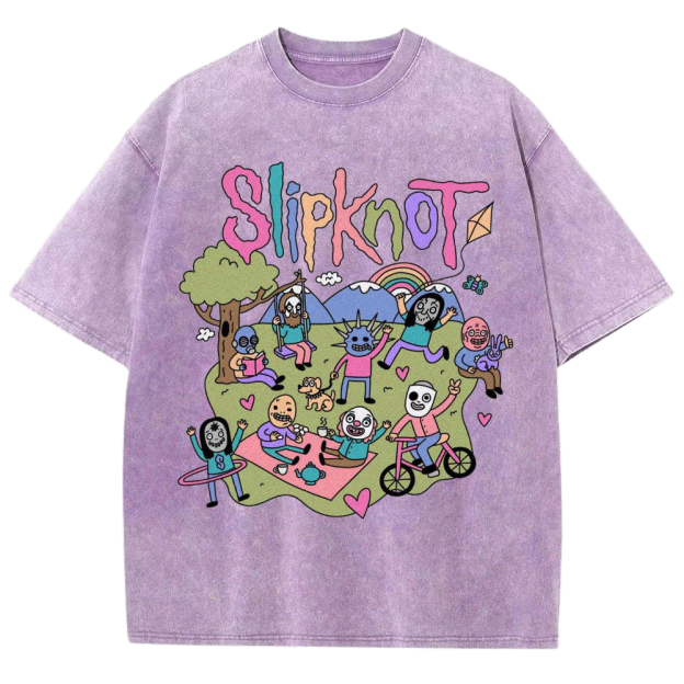 MUSIC SLIPKNOT VINTAGE WASHED TEE