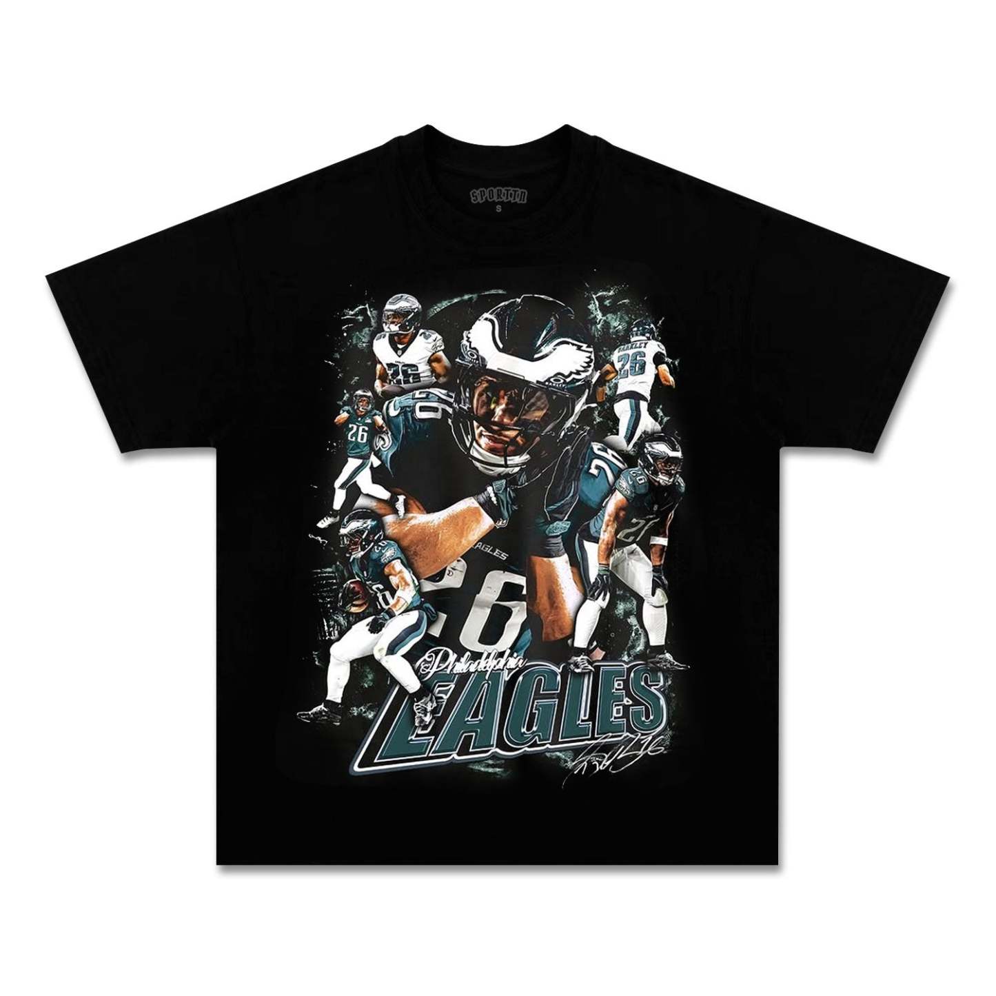 SAQUON BARKLEY - PHILADELPHIA EAGLES TEE-LASPORTN