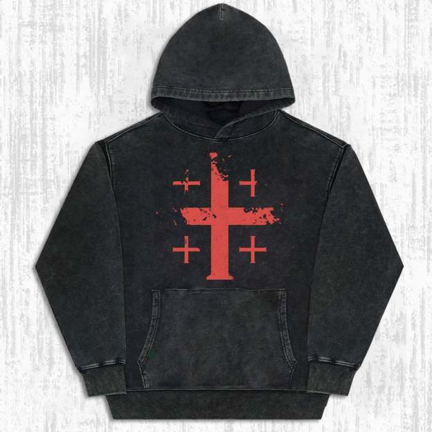 JERUSALEM CROSS VINTAGE T-SHIRT-LASPORTN