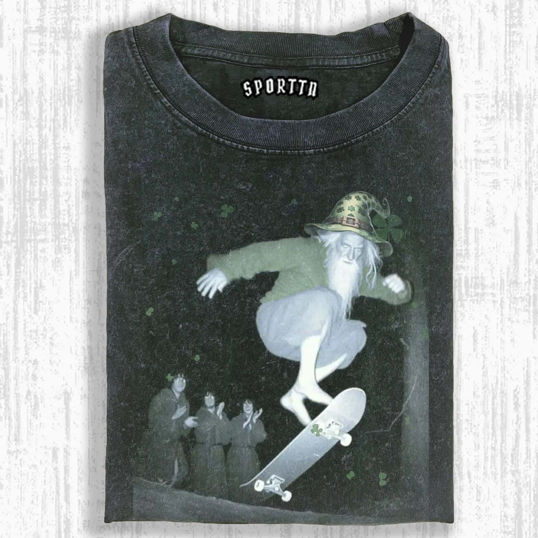 GANDALF IRELAND,ST PATRICKS DAY T-SHIRT-LASPORTN