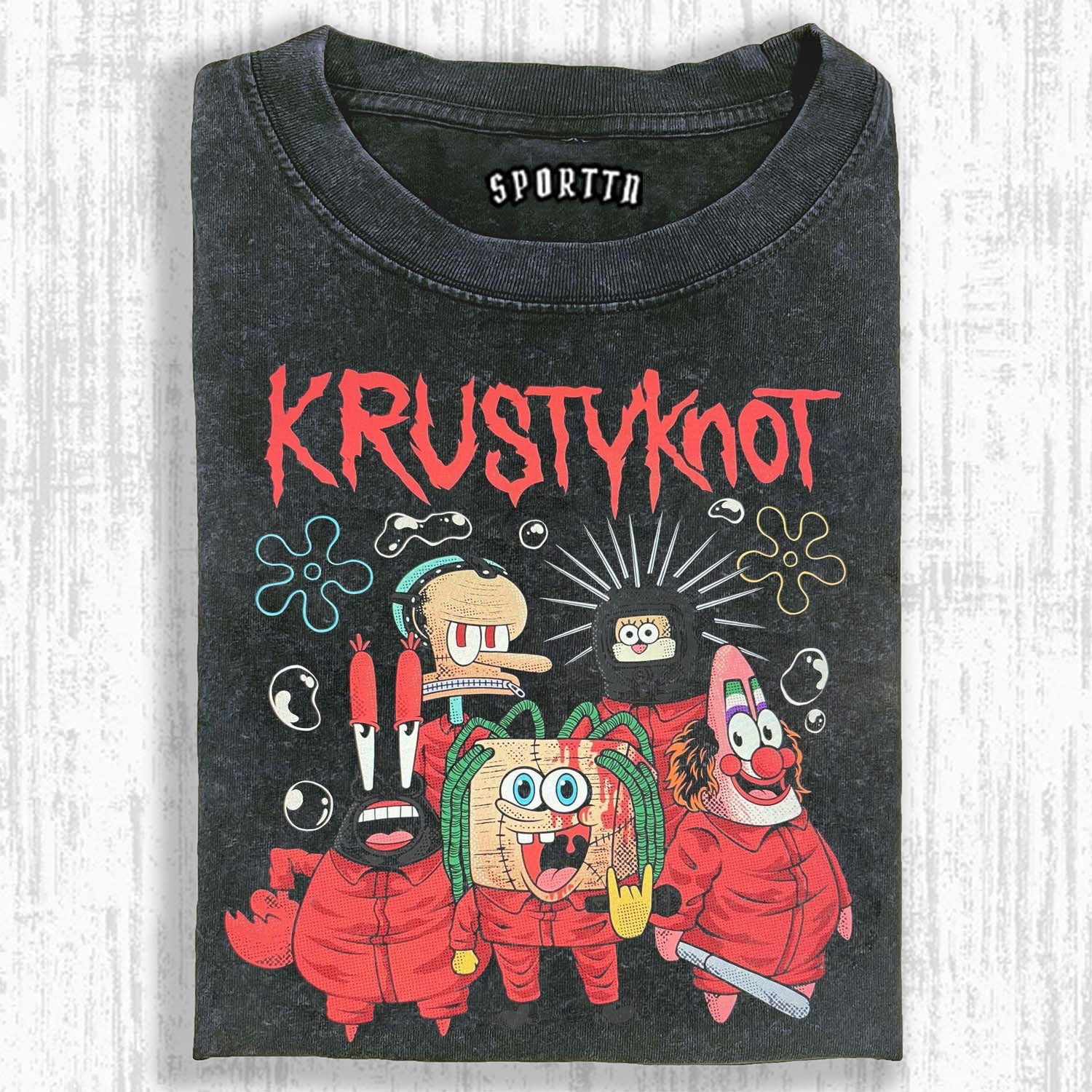 MUSIC SLIPKNOT VINTAGE WASHED TEE-LASPORTN