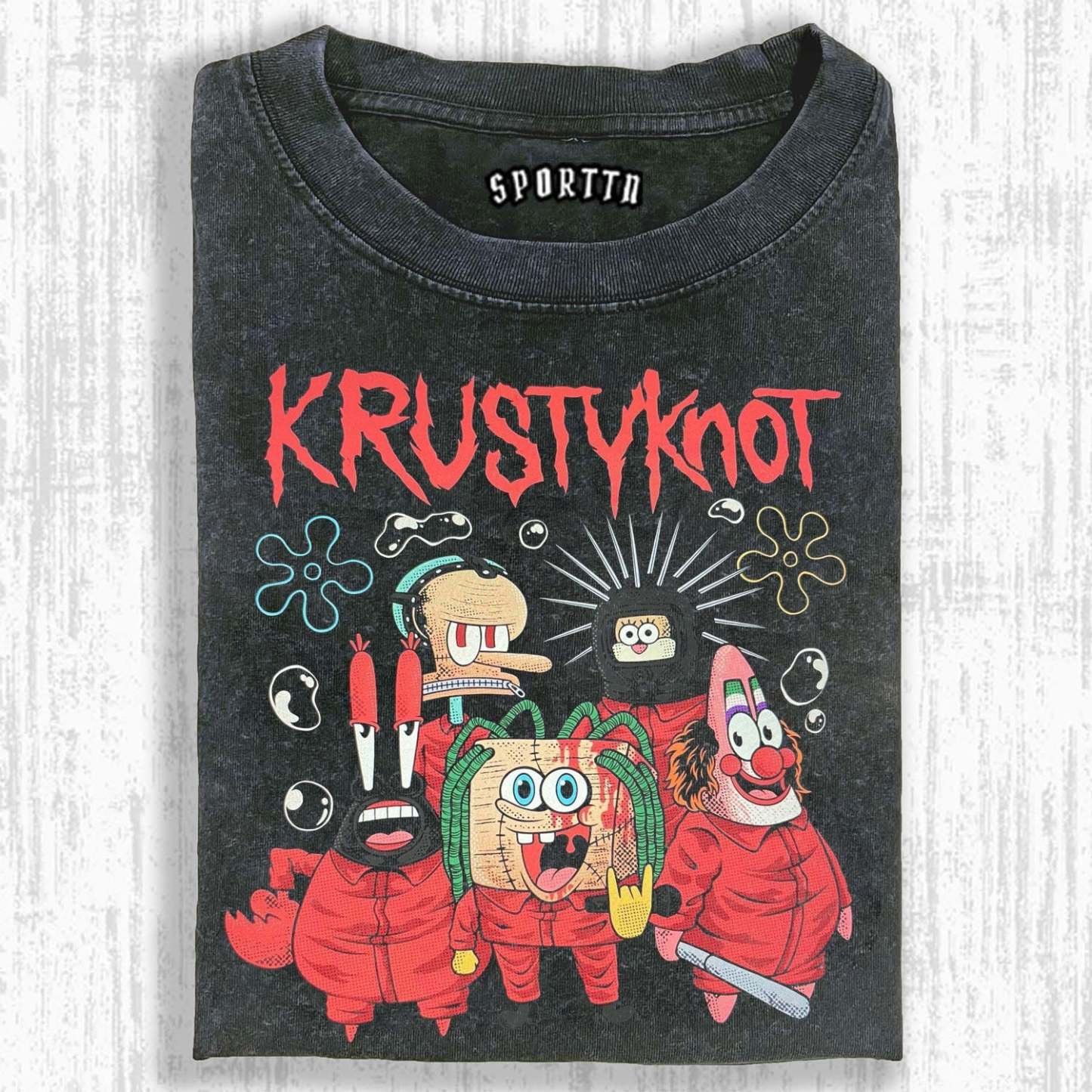 MUSIC SLIPKNOT VINTAGE WASHED TEE-LASPORTN