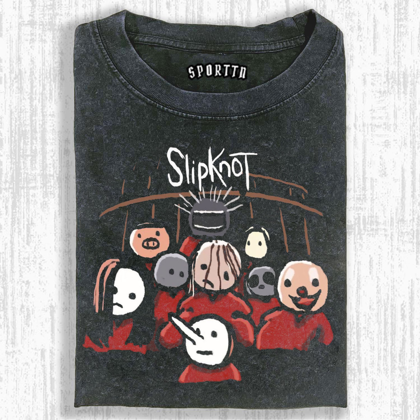 MUSIC SLIPKNOT VINTAGE WASHED TEE/SWEATSHIRT/HOODIE-LASPORTN