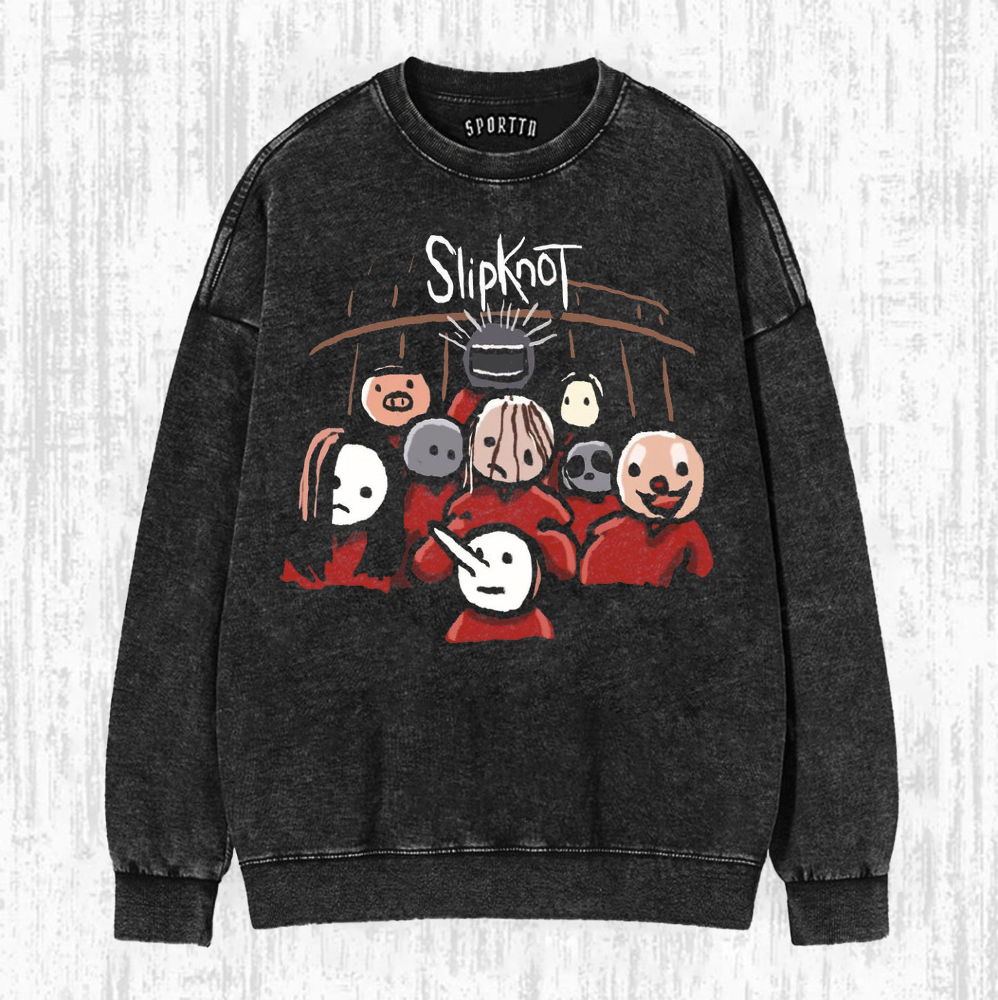 MUSIC SLIPKNOT VINTAGE WASHED TEE/SWEATSHIRT/HOODIE-LASPORTN