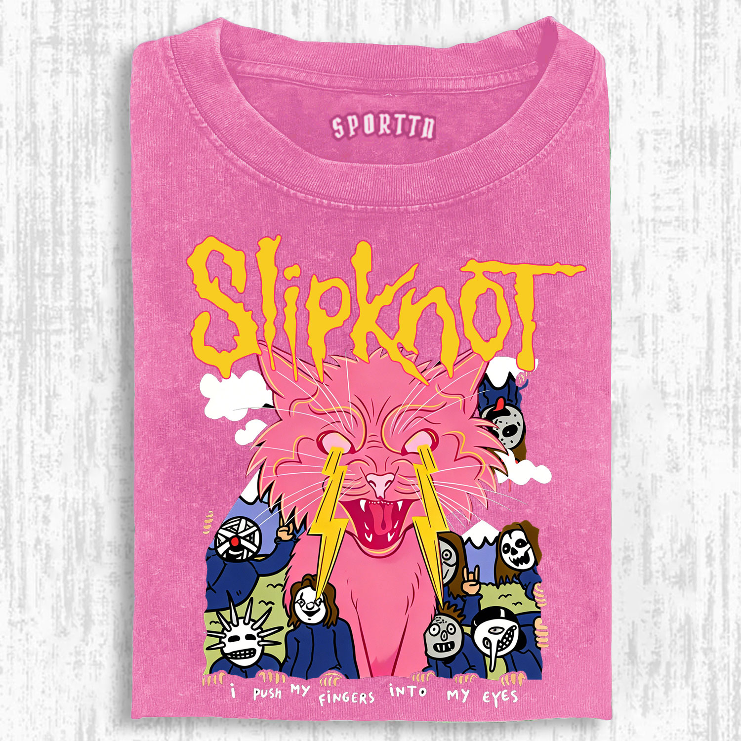 Slipknot Funny Cat T-shirt