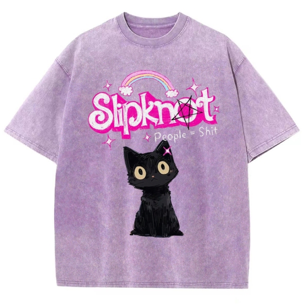 Slipknot Funny Cat T-shirt