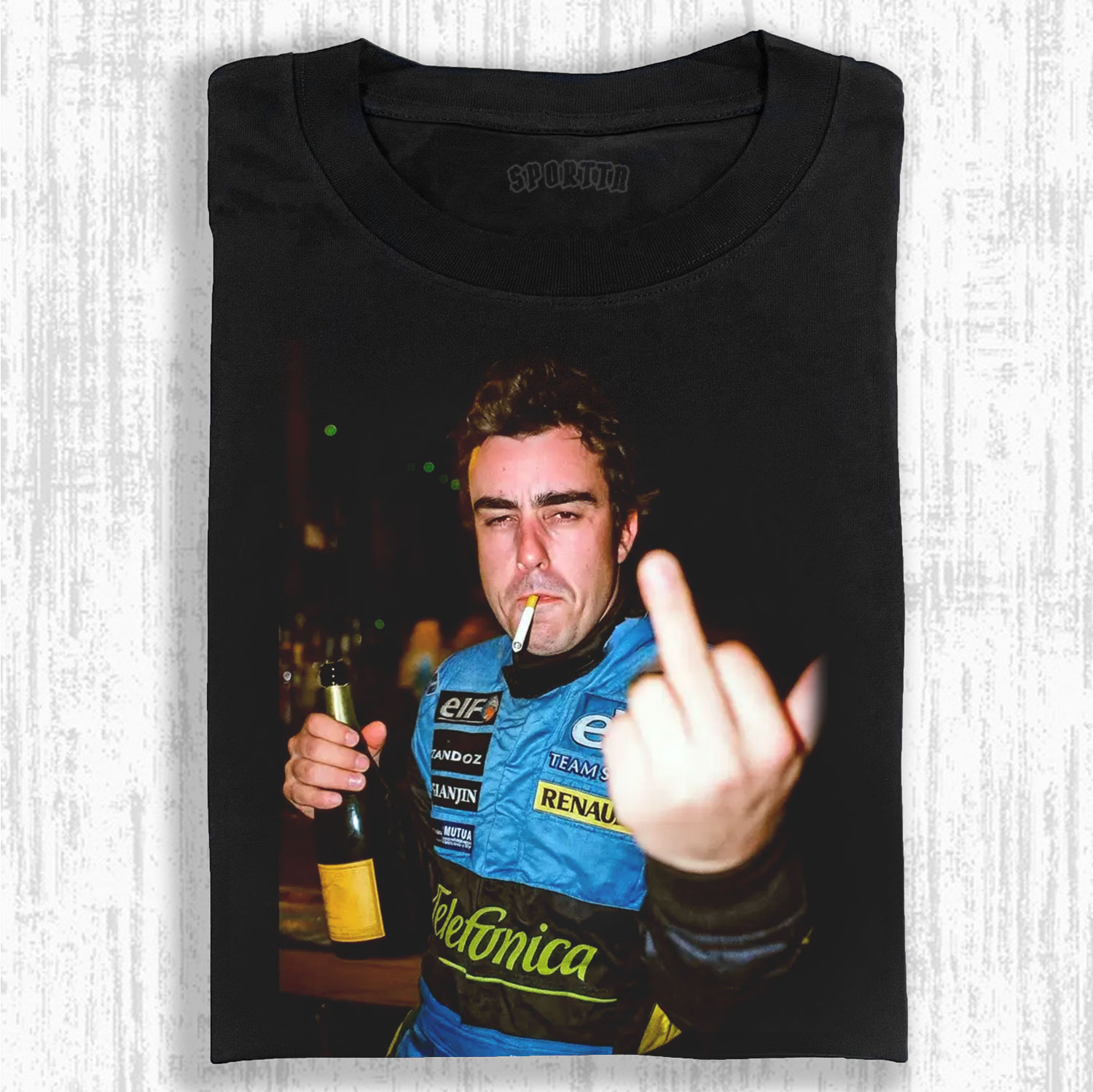 Fernando Alonso F1 Tee/Sweatshirt/Hoodie-LASPORTN