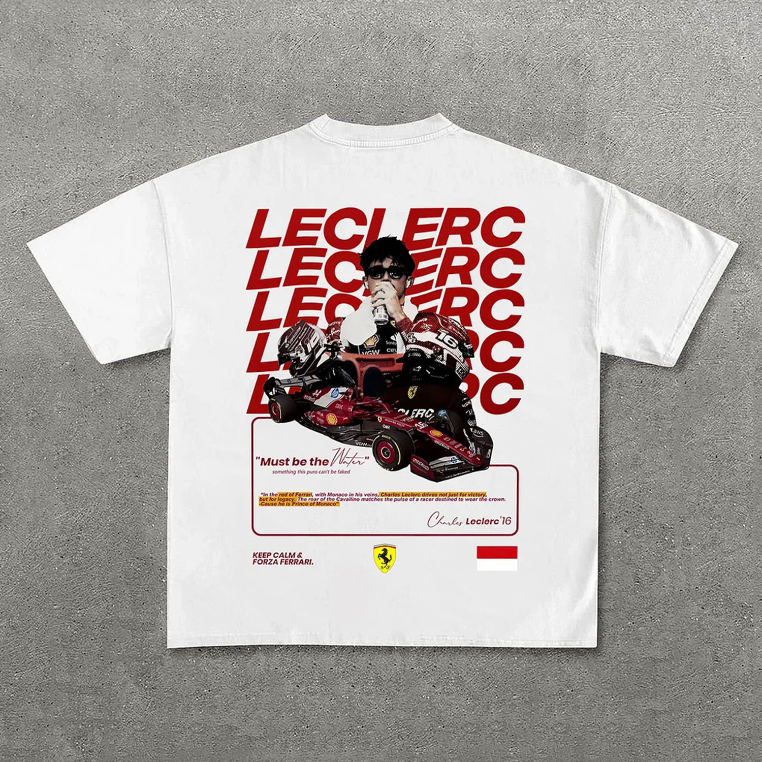 F1Charles Leclerc T-shirt/Hoodie-LASPORTN