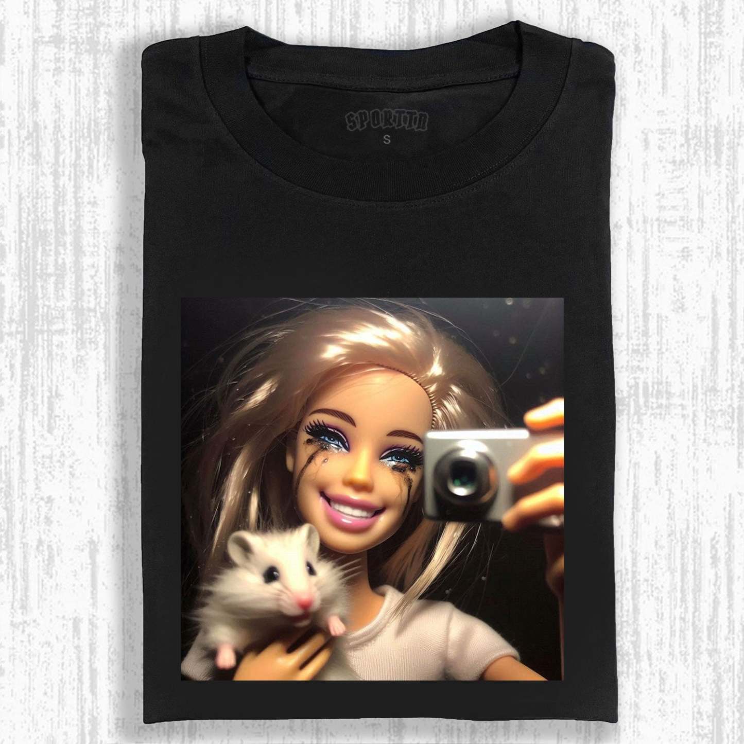 REBELLIOUS BARBIE SELFIE MOMENT TEE-LASPORTN