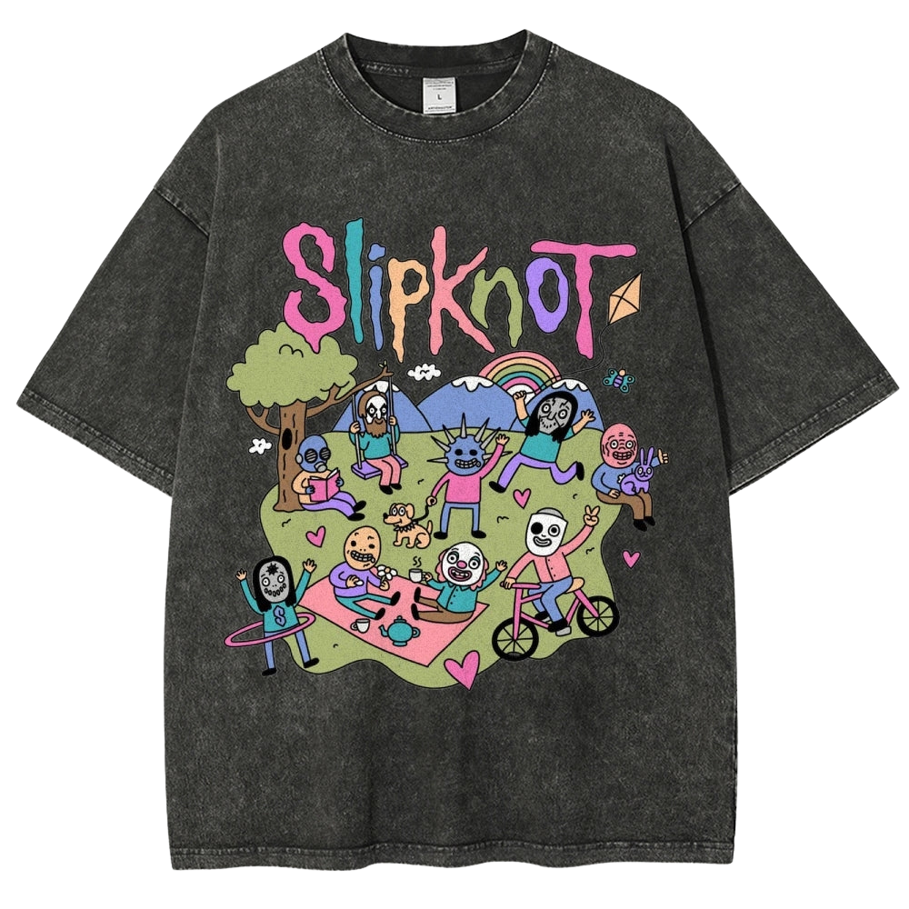 MUSIC SLIPKNOT VINTAGE WASHED TEE