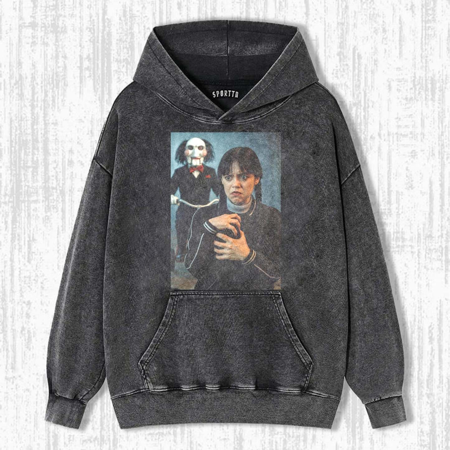 "WEDNESDAY S2 ADDAMS" THEMED V11 T-SHIRT-LASPORTN