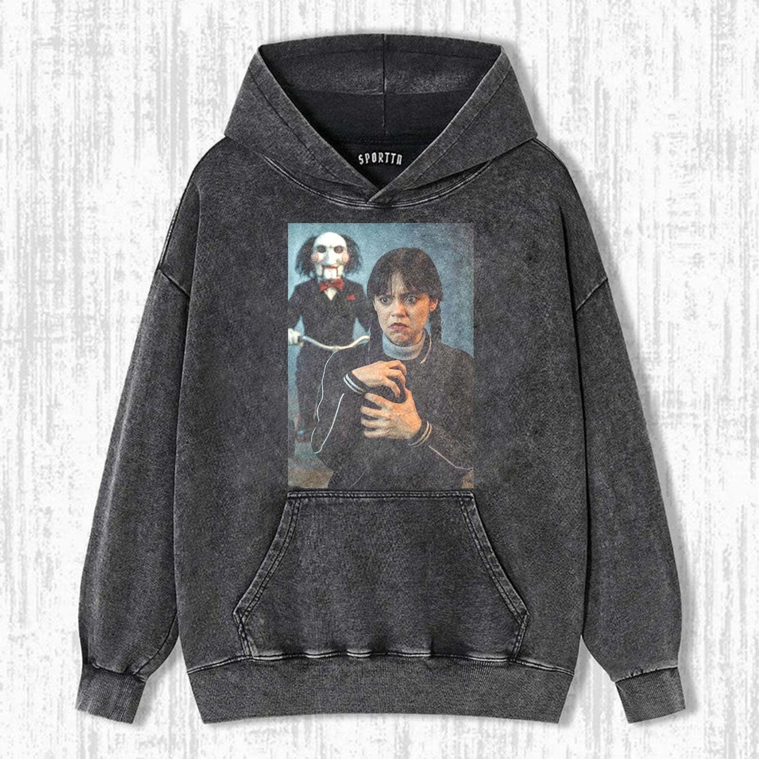 "WEDNESDAY S2 ADDAMS" THEMED V11 T-SHIRT-LASPORTN