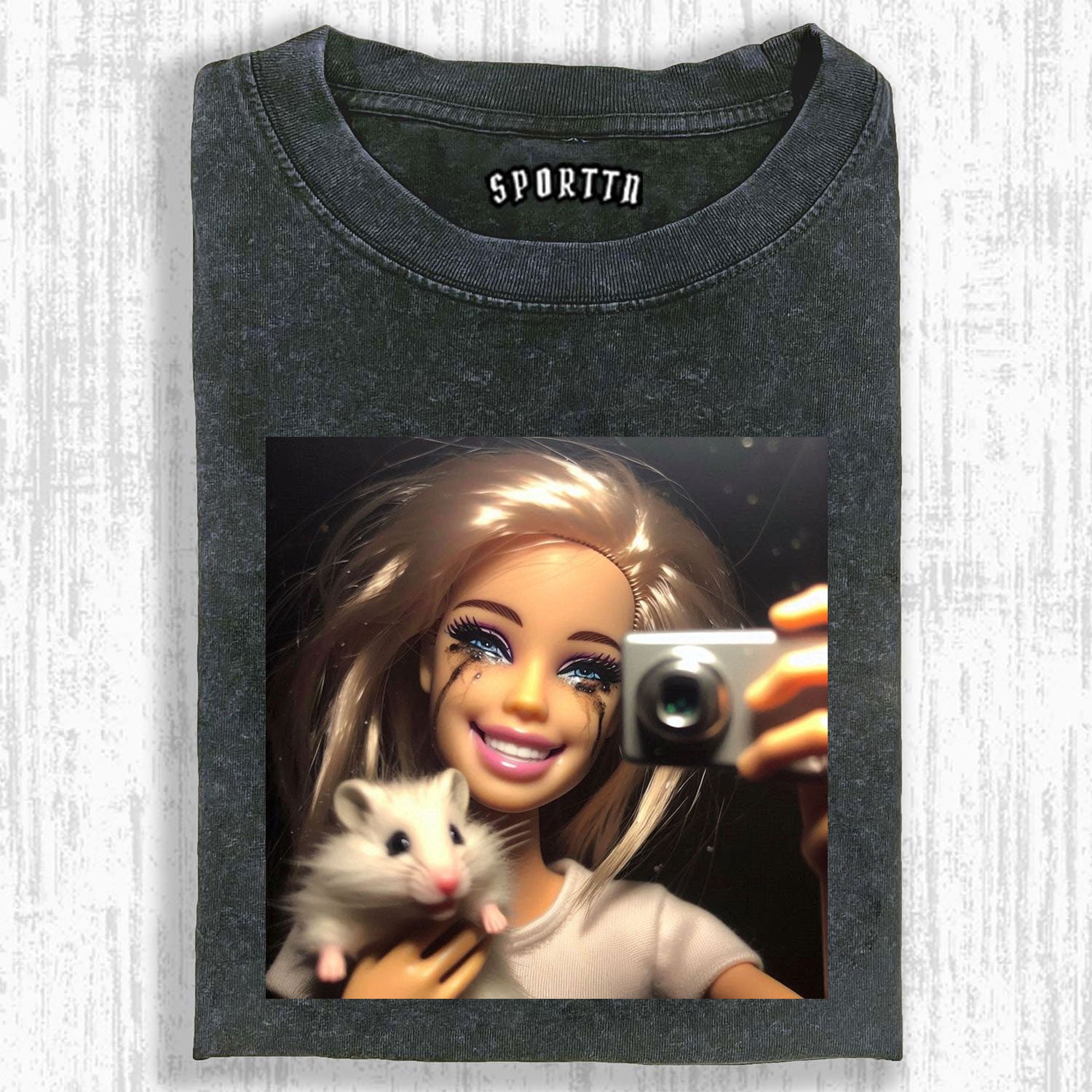 REBELLIOUS BARBIE SELFIE MOMENT TEE-LASPORTN