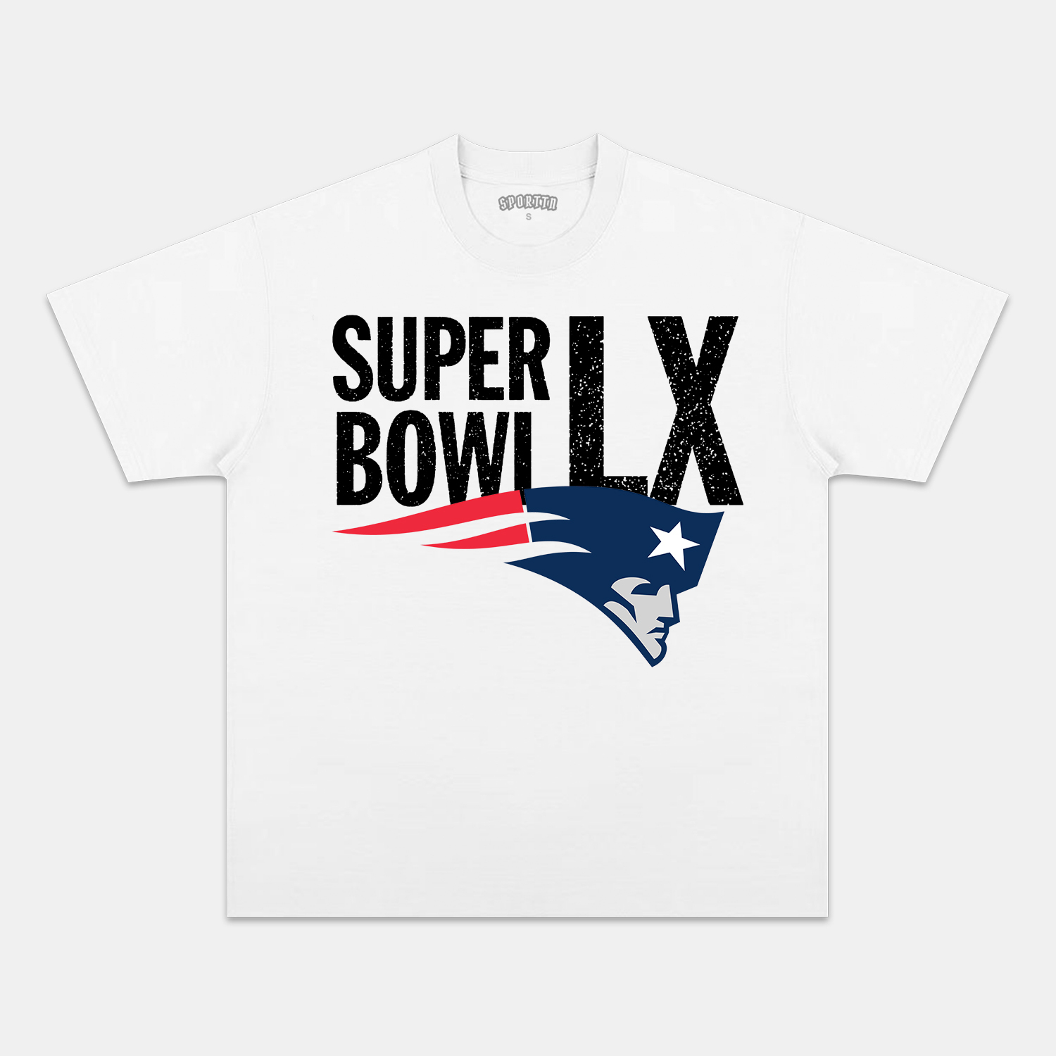 2026 SUPER BOWL LX & NEW ENGLAND PATRIOTS TEE