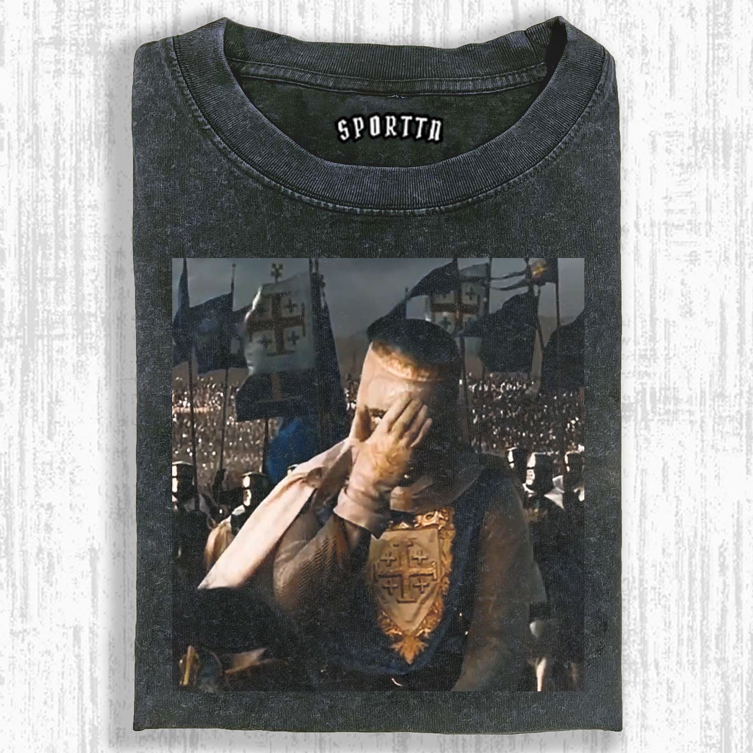 KING BALDWIN IV TEE-LASPORTN