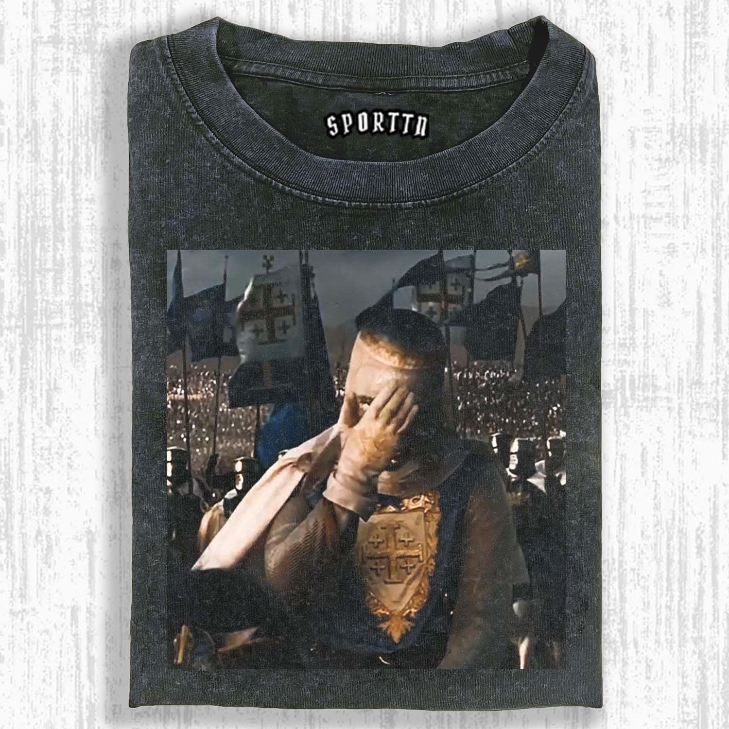 KING BALDWIN IV TEE-LASPORTN