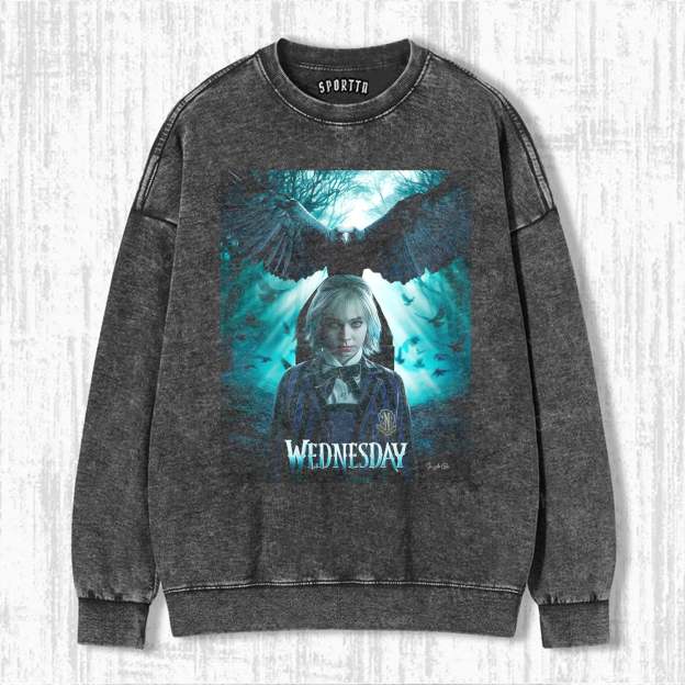 "WEDNESDAY S2 ENID SINCLAIR" THEMED V5 T-SHIRT-LASPORTN